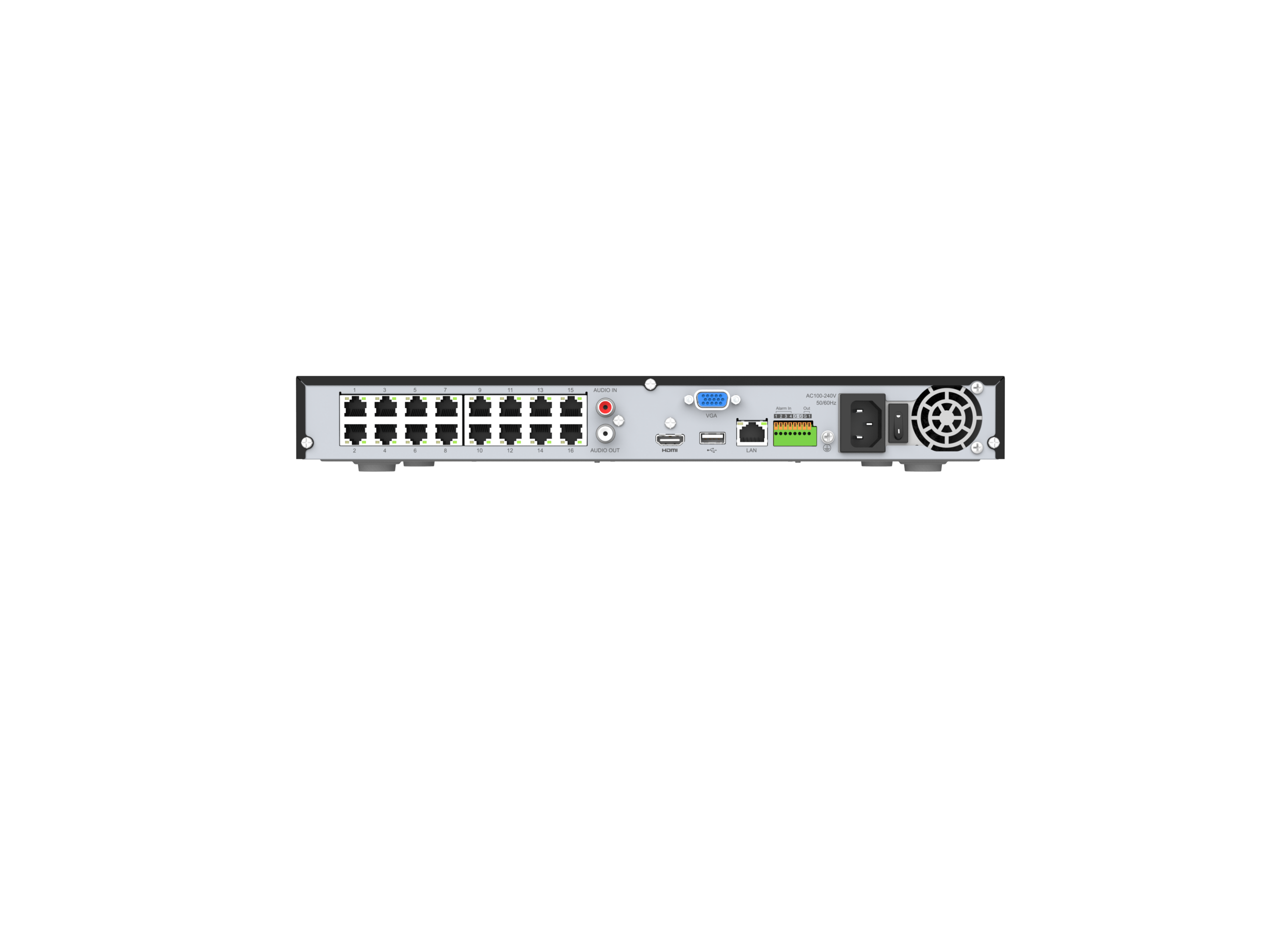 15 Milesight MS-N5016 NPE - 4K H.265 PoE NVR 5000 Series - Image 1