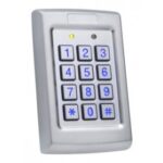 Rosslare AC-Q41SB Вандалоустойчив плосък автономен задно осветен PIN контролер