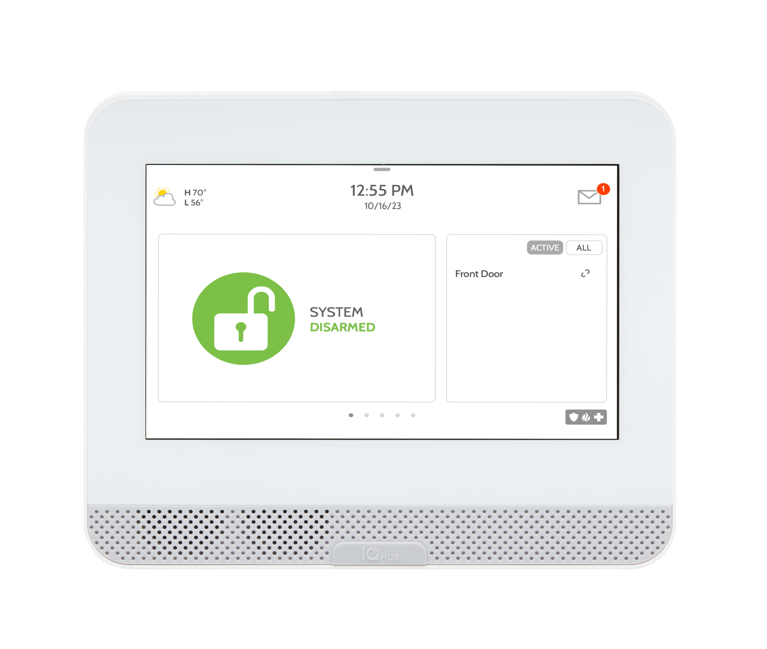 IQ4 Hub-2 IQ4-Hub Wireless control panel with LCD display and built-in WiFi and 4G communicator - Image 1