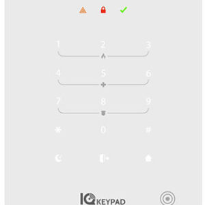 IQ Keypad IQKP-868 Безжична клавиатура за алармена система- бяла