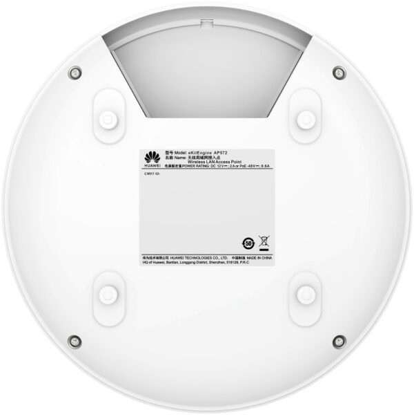 Точка за достъп Huawei AP572, BE6500, WiFi7, 1x 2.5G POE,1x1G, USB, таван - Image 5