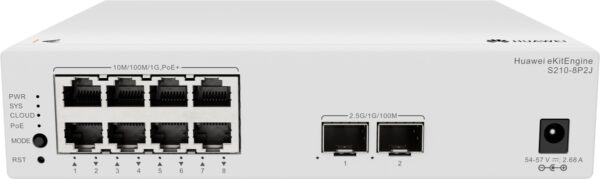 Комутатор Huawei S210-8P2J, 8x1Gb POE, 2x2.5Gb SFP, L2, 26 Gbit/s, 128 W - Image 5