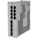 Комутатор Huawei S210I-8T4SX,8x1G, 2x10G SFP+,2x1G SFP,L2 индустриален